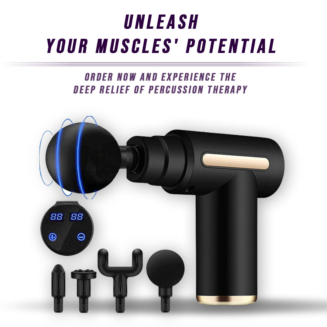 Deep Tissue Muscle Massage Gun – Powerful, Cordless, and Quiet