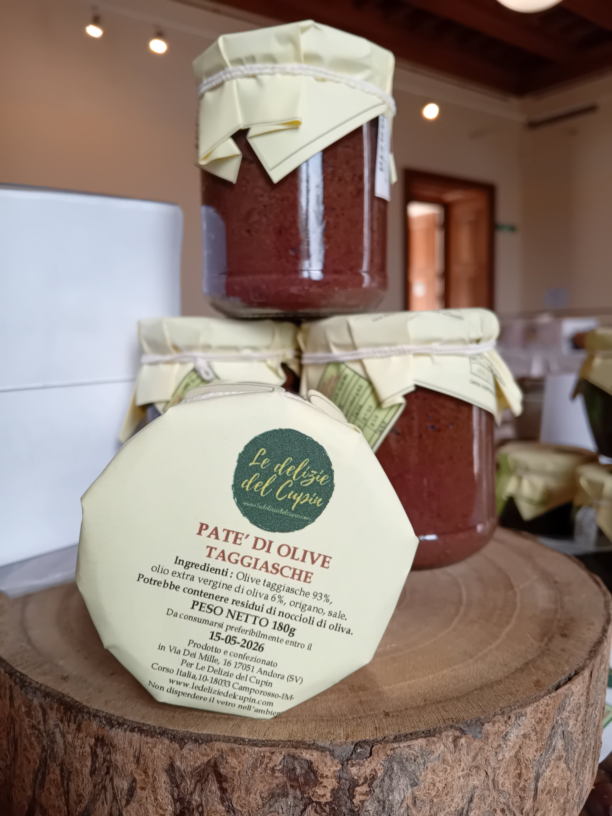 Cupin of TAGGIASCA OLIVES PATE' 180GR-5