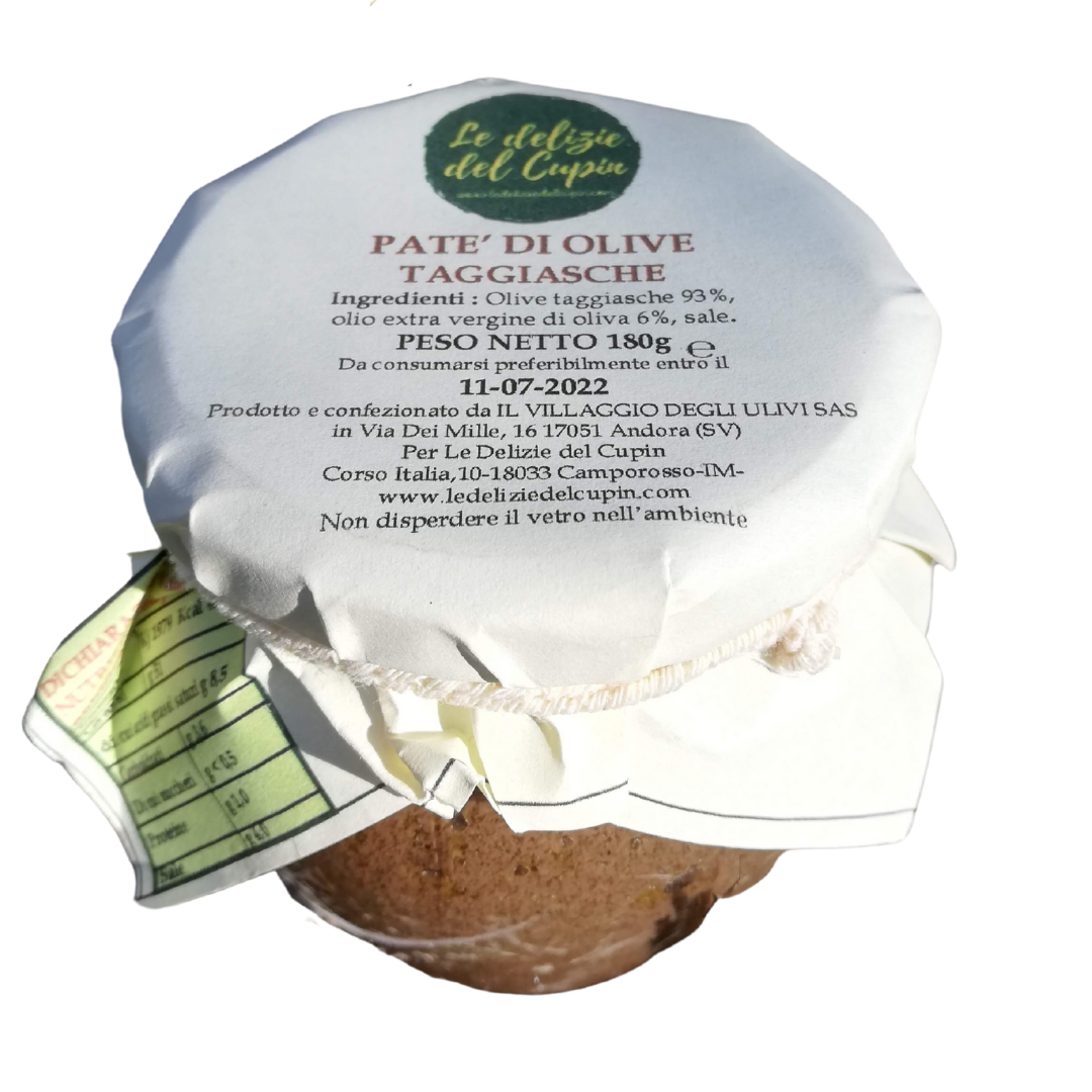 Cupin of TAGGIASCA OLIVES PATE' 180GR-1
