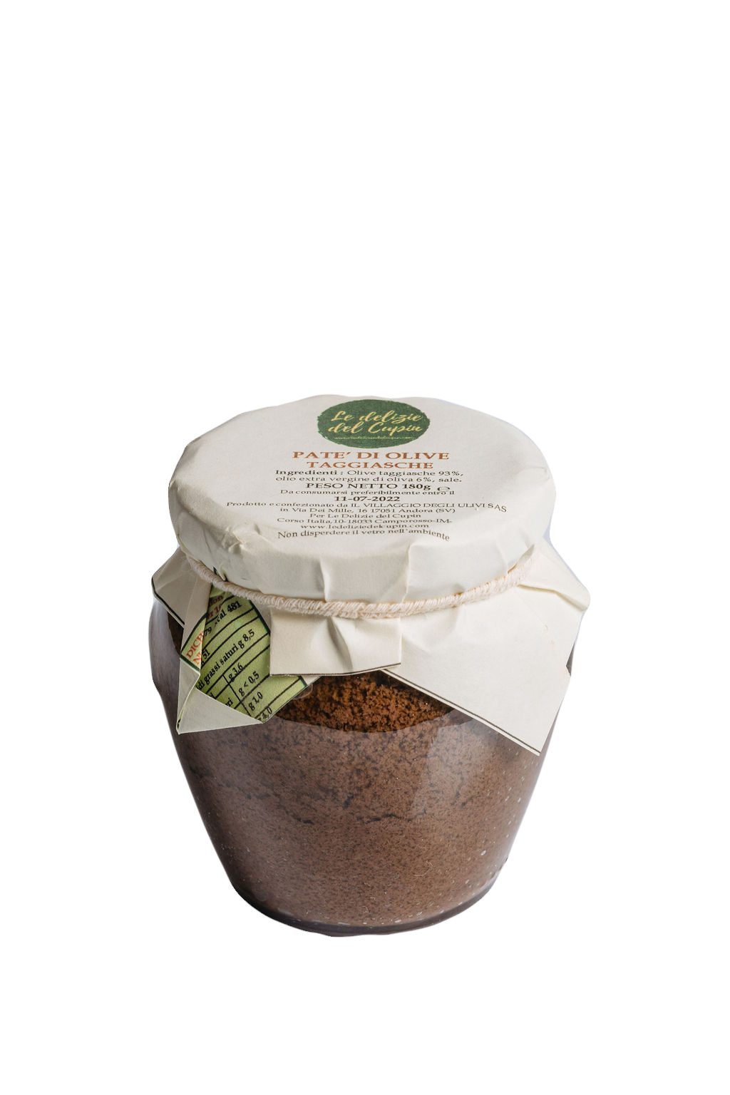 Cupin of TAGGIASCA OLIVES PATE' 180GR-0