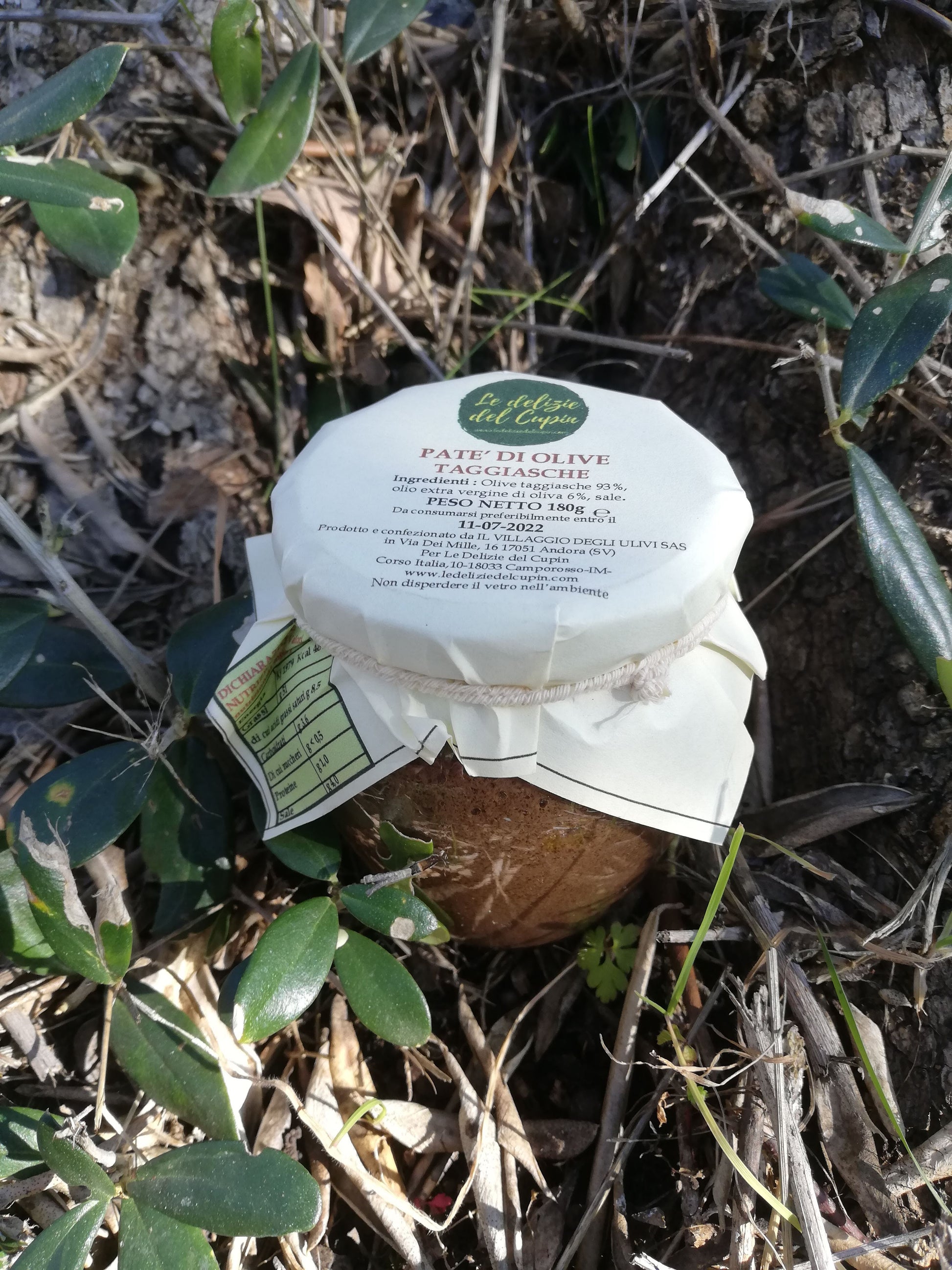 Cupin of TAGGIASCA OLIVES PATE' 180GR-3